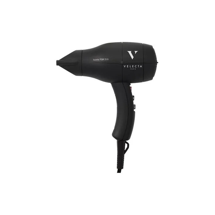 Velecta Paris Iconic TGR 2.0i Professional Hair Dryer 2000 Watts - Intense Black