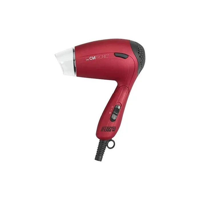 Clatronic Hair Dryer HTD 3429 Soft Touch Housing 2 Temperature/Power Settings 360° Rotating Nozzle Red