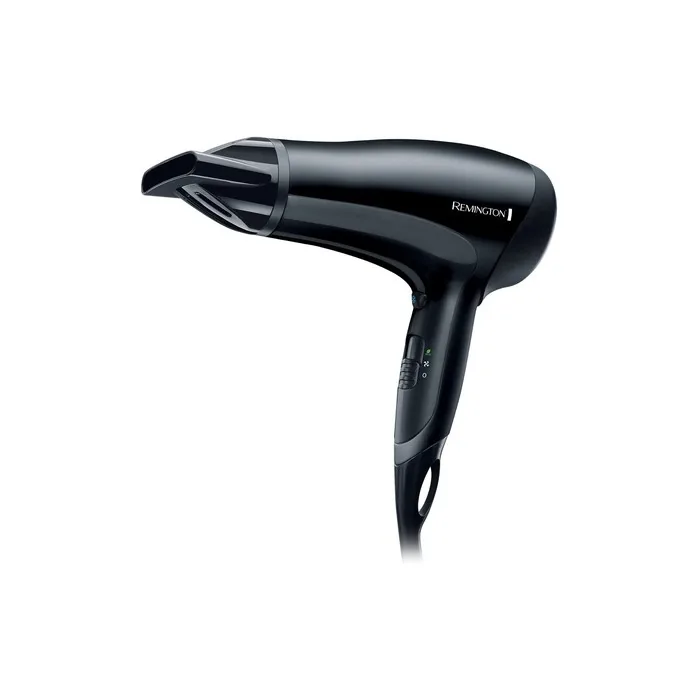 Remington Ion Hair Dryer Power Dry 2000W with Styling Nozzle and Multiple Heat/Speed Settings D3010
