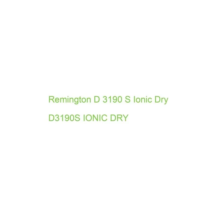 Remington D3190S Ionic Dry Hair Dryer