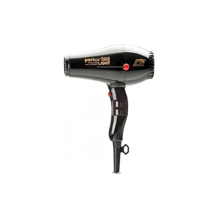 Parlux 385 Power Light Hair Dryer 2100w Ionic Ceramic Black