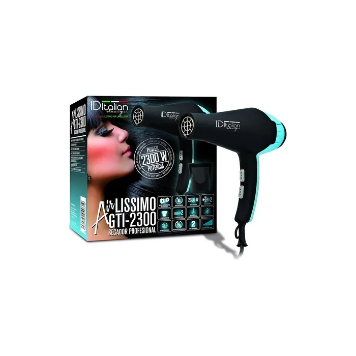 Id Italian Design Hairdryer Airlissimo Blue 2300W with 2 Temperature Settings