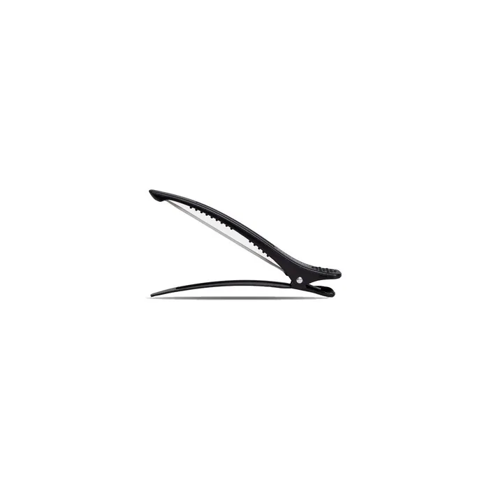 Foil It Black Elastic Band Sectioning Clips 4 Count
