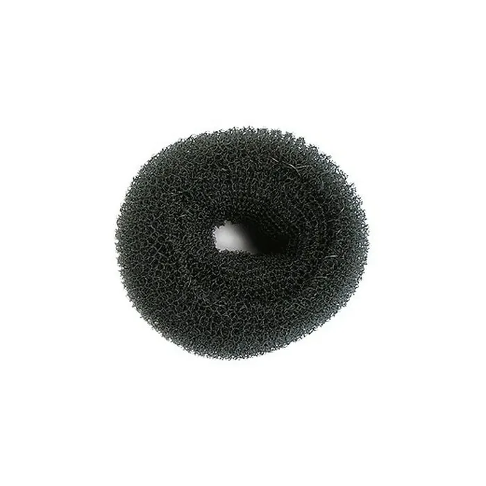 Sibel Hair Bun Ring Black 8cm Diameter