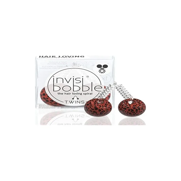 Invisibobble Twins Purrfection Hair Scrunchie Leo for Girls Women Strong Hold and Gentle