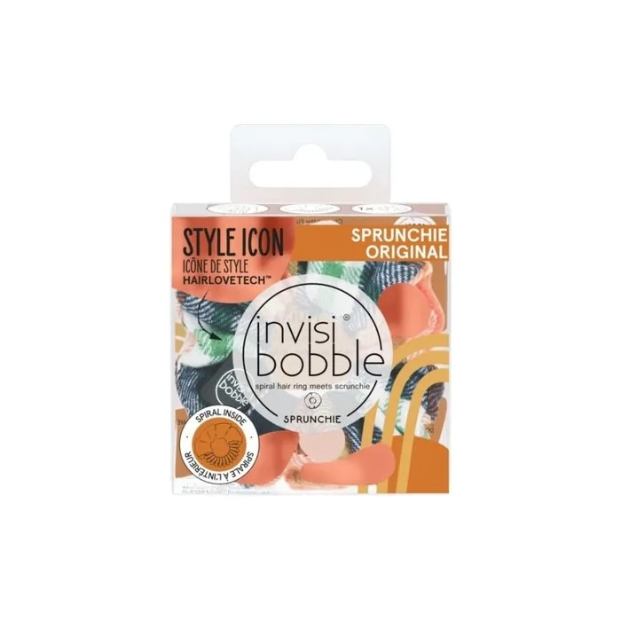 Invisibobble Sprunchie Fall In Love Channel The Flannel 10.20/1ea