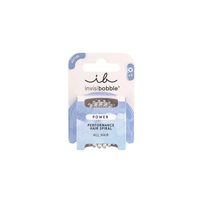 Invisibobble Power Crystal Clear Hair Band 3 Pieces