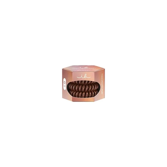 Invisibobble Hair Band Original Premium Pretzel Brown 3 Pcs
