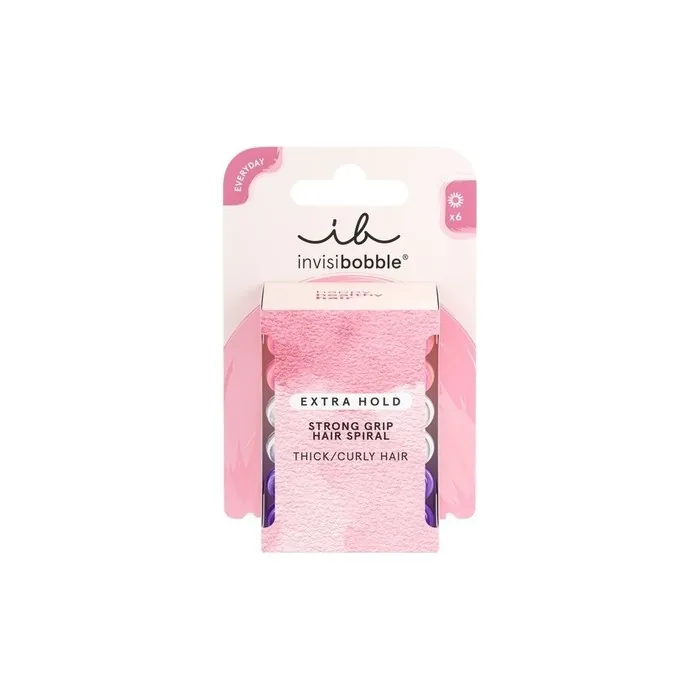 Invisibobble Extra Hold Twirl Boss Hair Band 6 Pieces