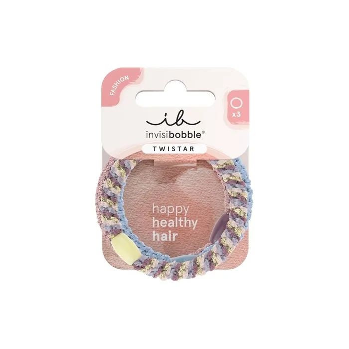 Invisibobble Twistar Lavender Braids 3 Purple Hair Bobbles
