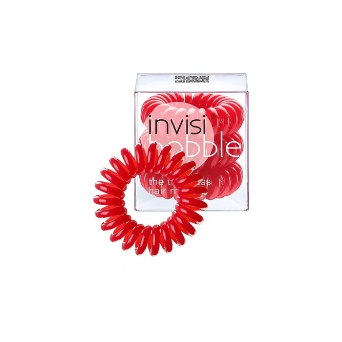 Invisibobble The Traceless Hair Ring 3 Hair Ties Raspberry Red