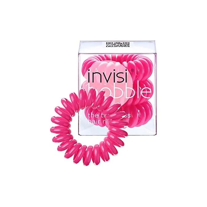 Invisibobble Pink Hair Ties - Pack of 3