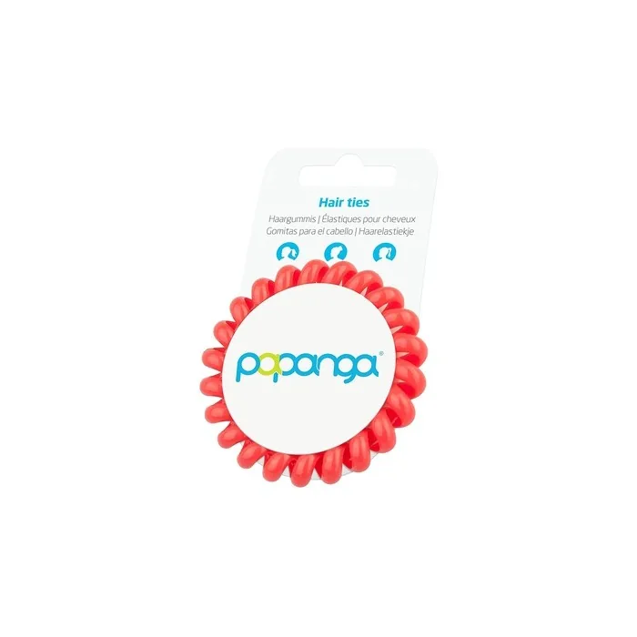 Original Papanga® Spiral Hair Tie, Classic Edition, Size: Big, Color: Coral
