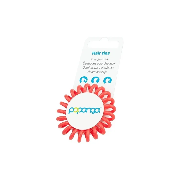 Original Papanga® Spiral Hairbands, Classic Edition, Size: Small, Colour: Coral