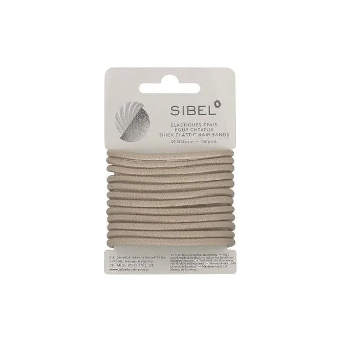 Soft Elastics Blond 12 Pieces Sibel