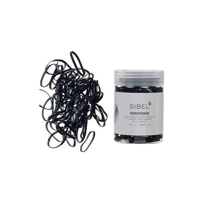 Sibel Black Elastics 35mm - Pack of 250