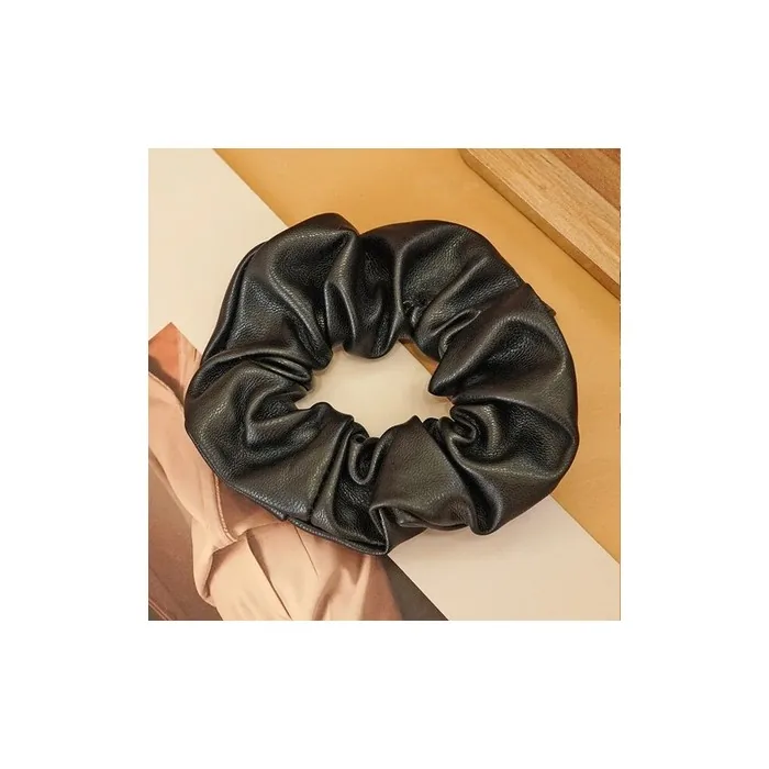 Gumka LEATHER do włosów YEYE Made in Nature Czarna