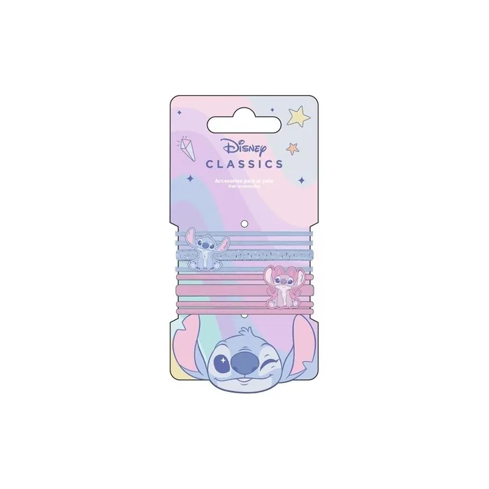 Disney Stitch Hair Elastic For Girls And Women Hair Ties Ponytail Holders With Stitch Charm
