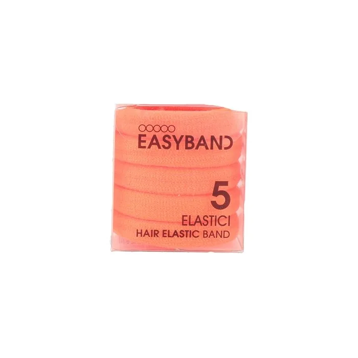 Xan Pro Easy Band Hair Elastic Band 1 Unit - Orange Pack of 5