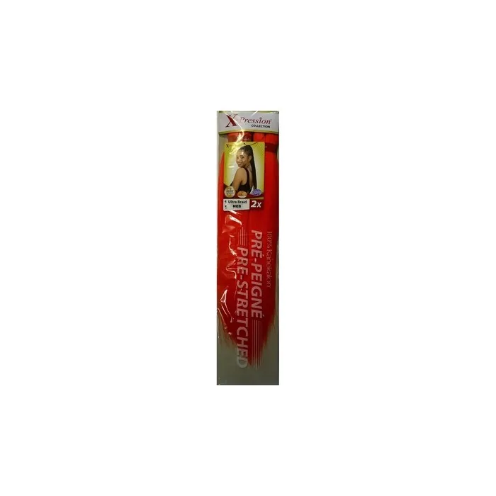 X-Pression Pre-Stretched Braiding Hair NE8 Neon Pink 1x2