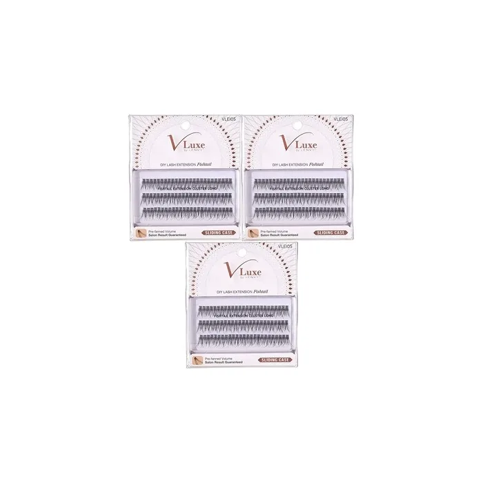 V Luxe by I-ENVY Fishtail Long 05 Extension 225 Count - Pack of 3