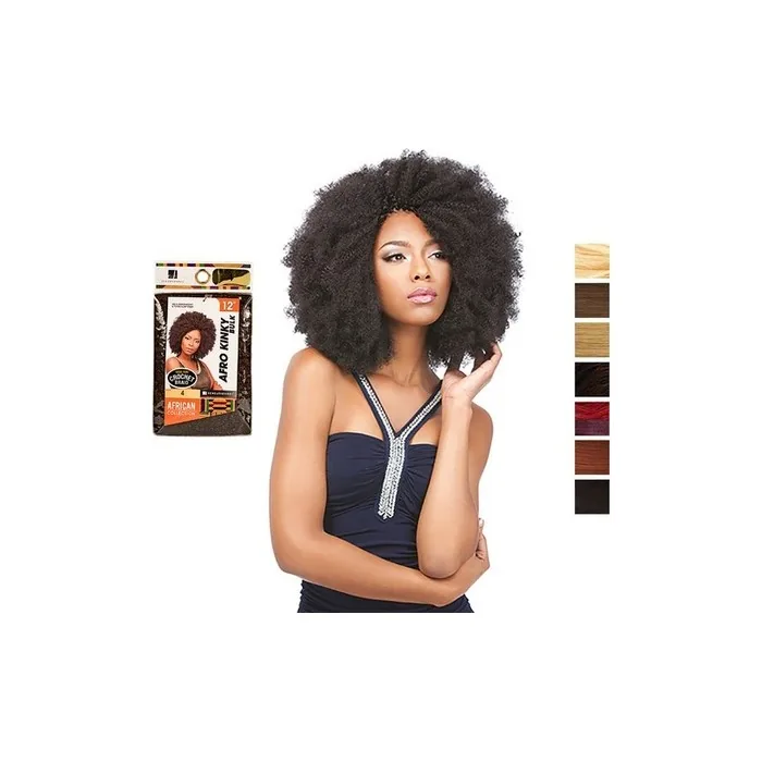 Sensationnel Afro Kinky Bulk African Collection Braids