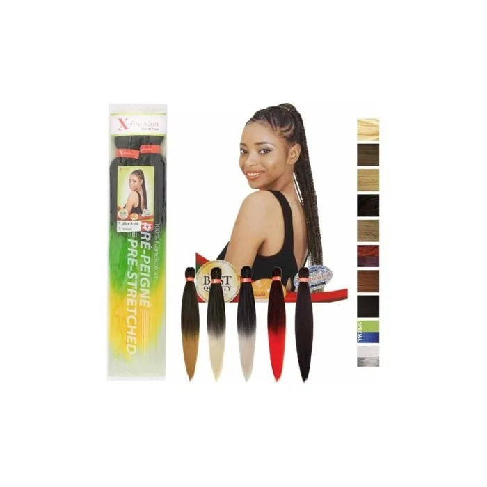 X-Pression Pre-Stretched Braids 46" 116cm