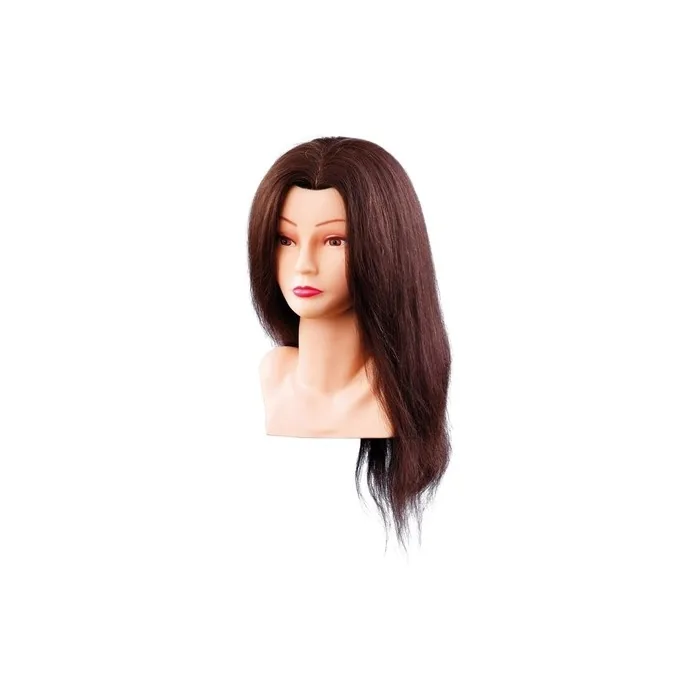 Comair Ellen Training Head with Real Hair 40cm - Brown