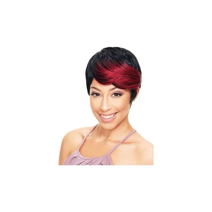 Hair By Sleek Wig 101 Kimberly Synthetic Hair Color FF1B30