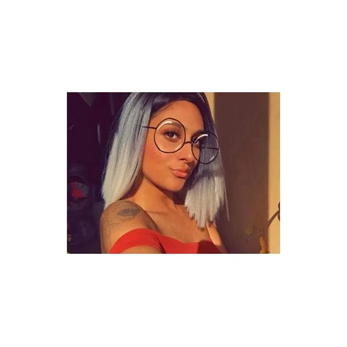 Hair By Sleek Vivian Lace Wig 12 Inch Synthetic Straight TT1B/GRE