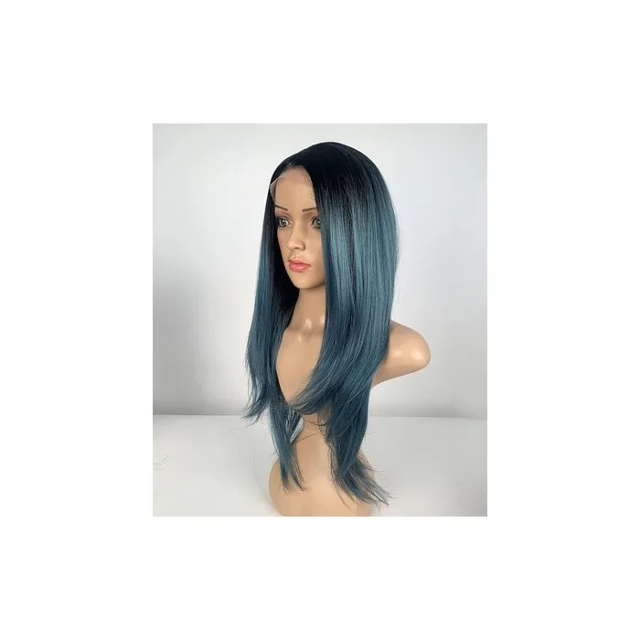 Sleek 28 Synthetic Lace Front Wig Free Parting Straight 220g