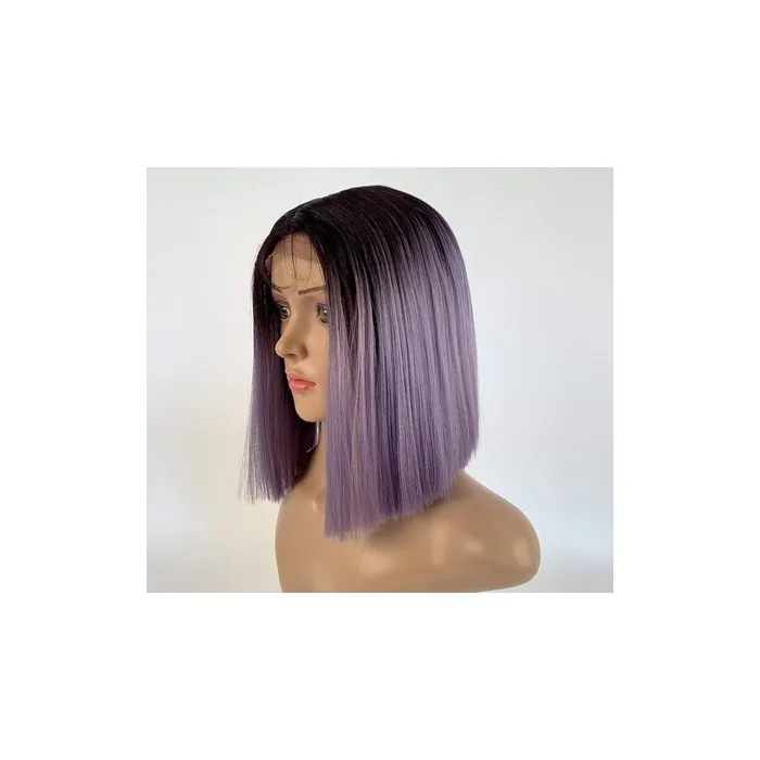 Hair By Sleek Vivian Lace Wig 12 Inch Yaki Straight Synthetic Wig TT99J/PU