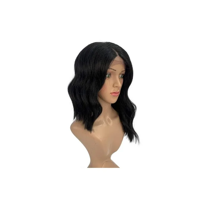 Sleek Synthetic Lace Front Wig With Baby Hair 13 High Temperature Fiber