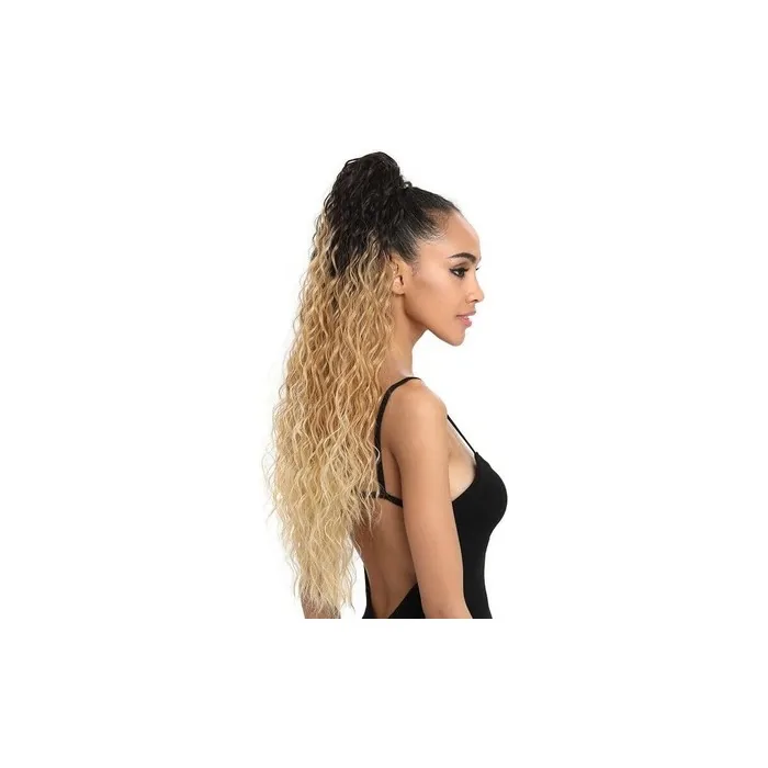 Sleek Belle Ez Ponytail Synthetic Hair Full Body Slightly Relaxed