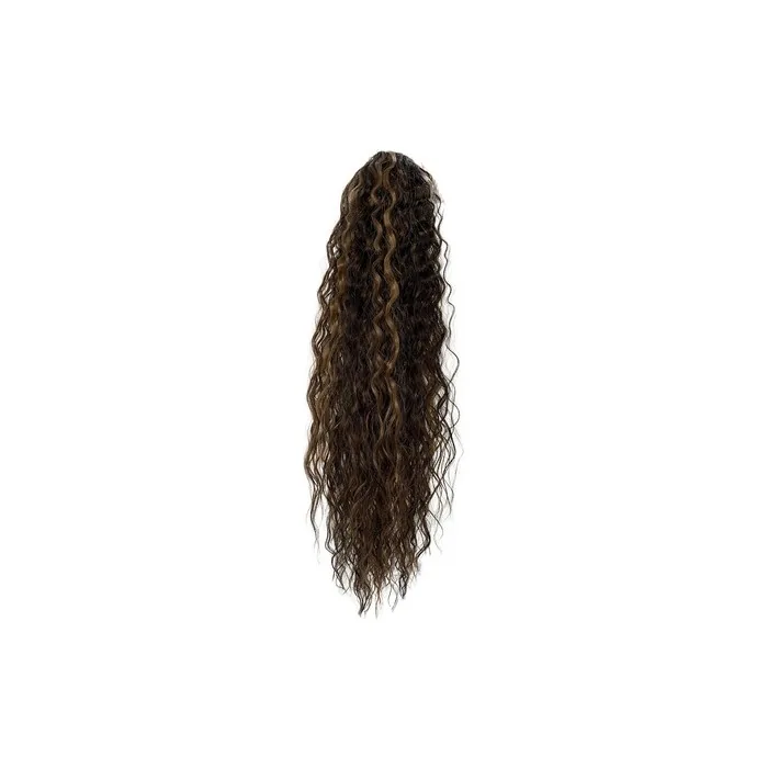 Hair By Sleek EZ Ponytail Synthetic Curly Hair Extension 30 Inches - Color BELLEFS4/27/30
