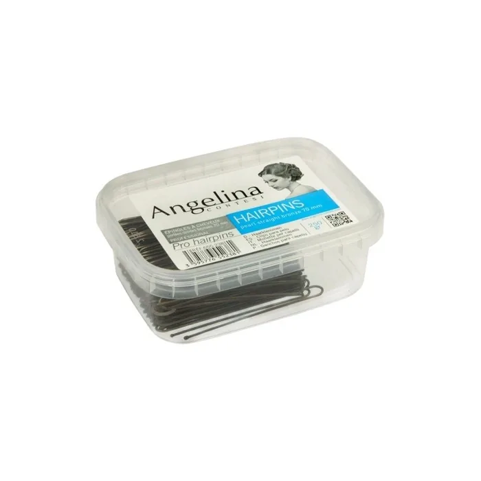 Shophair Straight Pins With Pearls Black 4.5cm 250g