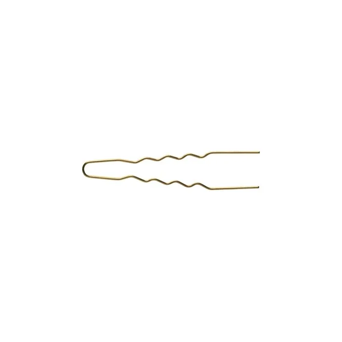 Comair Wavey Gold Hairpins 45mm