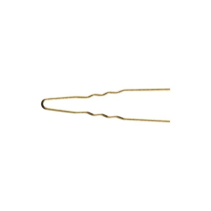 Comair Hairpins Thick 50 Pieces Bag 65 x 1.10mm Gold