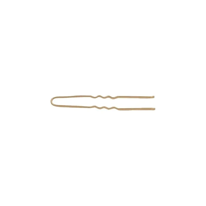 Sibel Metal Hairpins 50 Mm 400 Pcs Curled Gold
