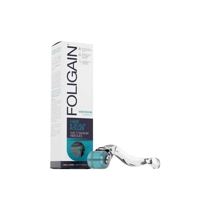 Foligain Hair and Scalp Roller for Thinning Hair for Men and Women