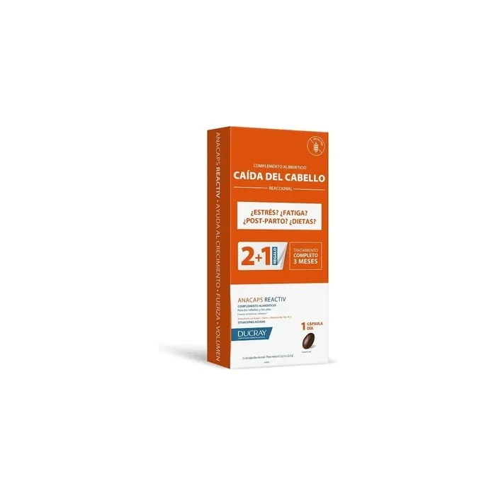 Ducray Anacaps Reactiv 90 Capsules For Hair Loss