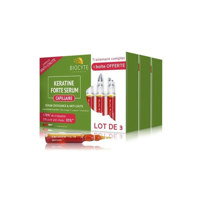 Biocyte Anti-Hair Loss Keratine Forte Serum 3 x 5 Phials