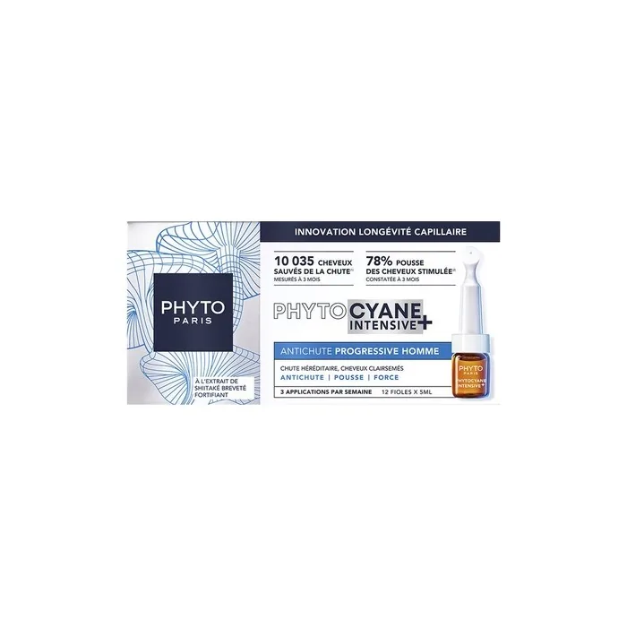 Phyto PhytoCyane Intensive Hair Loss Treatment for Men 12 Vials 5ml