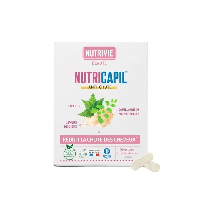 Nutricapil Anti-Hair Loss 100% Natural Origin Reduces Hair Loss