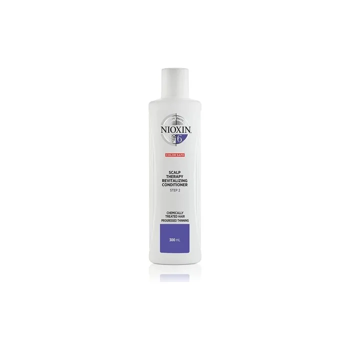 Nioxin 3-Part System 6 Scalp & Hair Treatment Conditioner for Chemically Treated Hair with Progressed Thinning 300ml