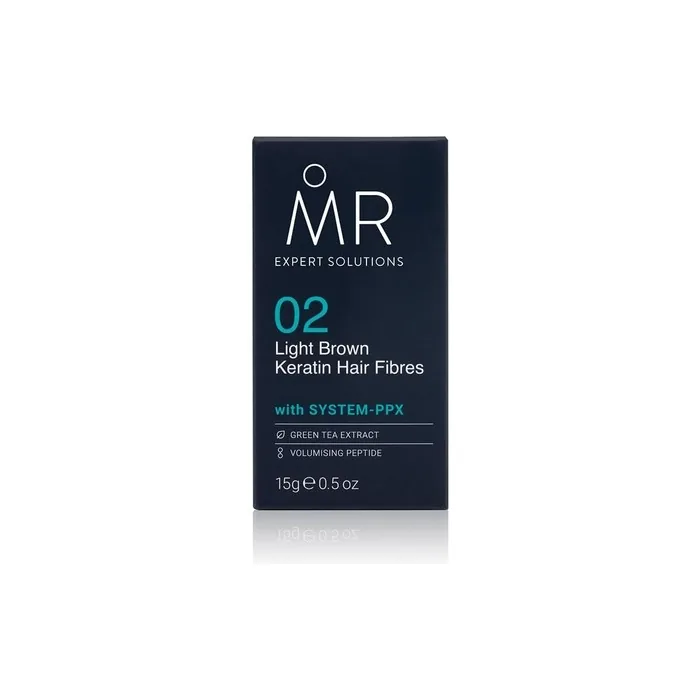 Mr Light Brown Hair Fibres 15g Hair Loss Concealer with System-Ppx for Thinning