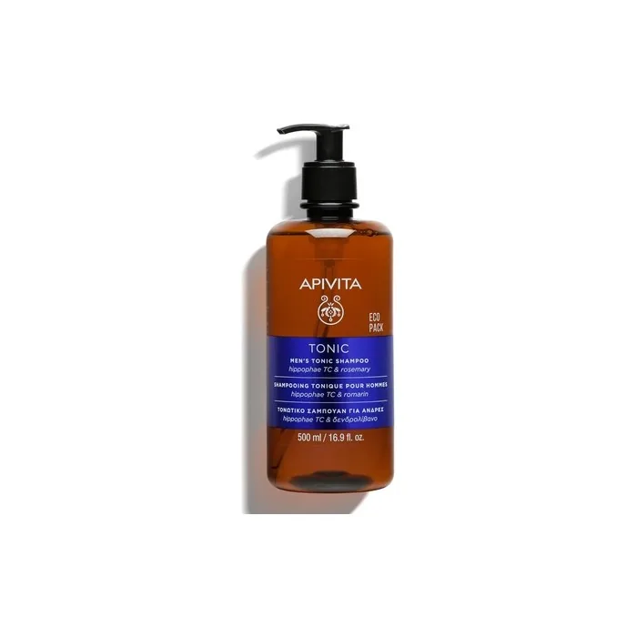 Apivita Tonic Shampoo for Men Thinning Hair 500ml - Natural Hair Loss Shampoo