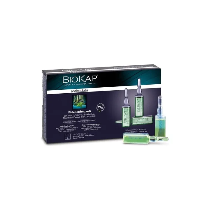 Bios Line Biokap Strengthening Anti-Hair Loss Vials with Tricobiotic for Longer Hair