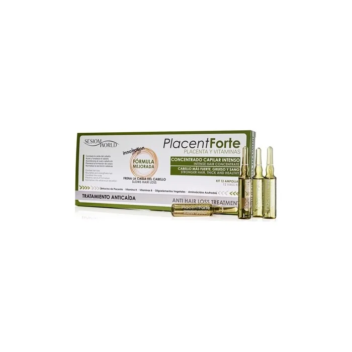 Placentforte Treatment Against Hair Loss and Vitamins 12
