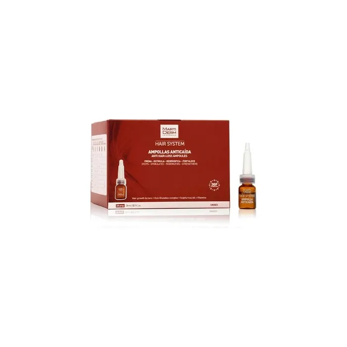 Martiderm Hair System Antihair Loss 28 Ampoules